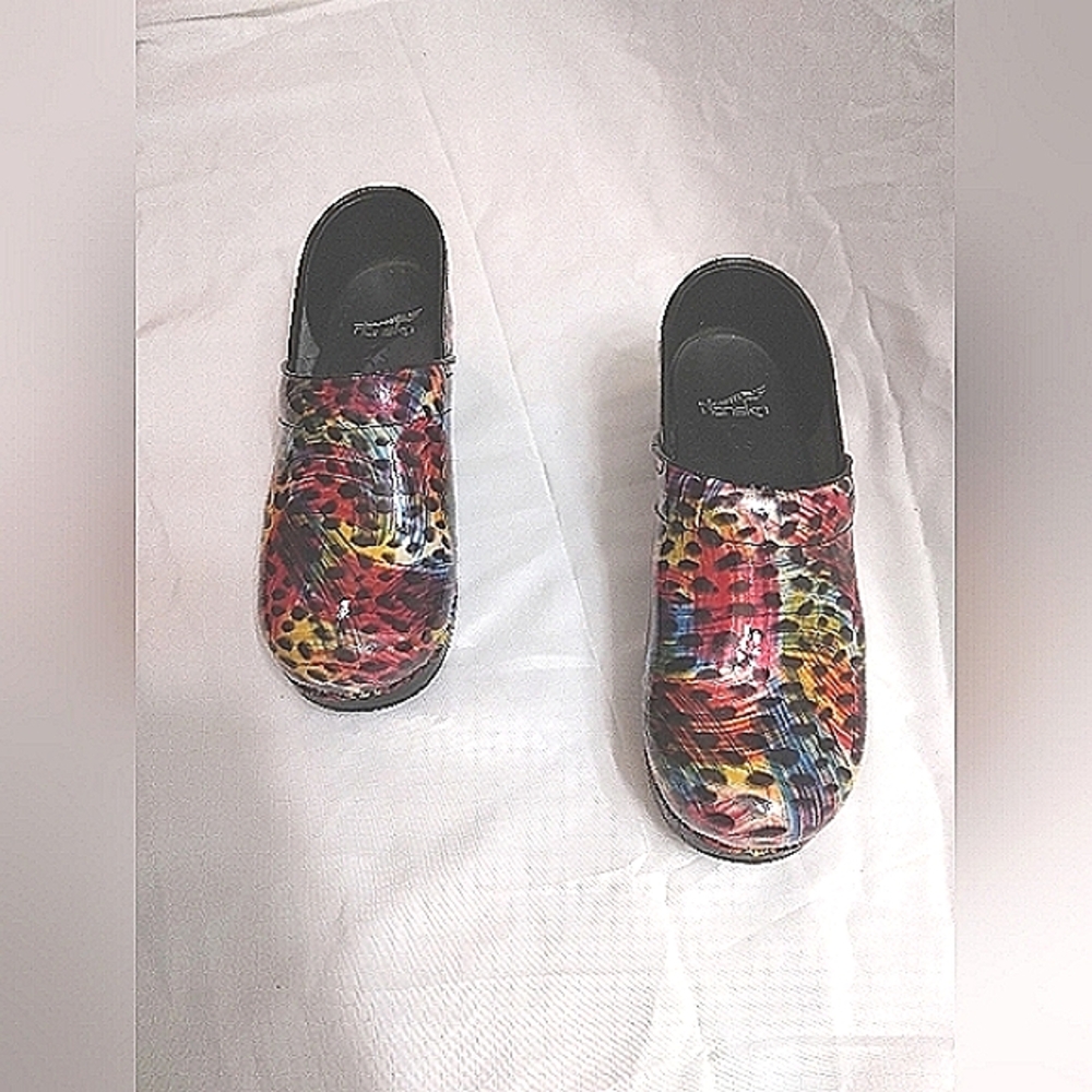 Dansko Women's Clog Mule Size 39 Multicolor Comfort Shoe - Picture 7 of 7